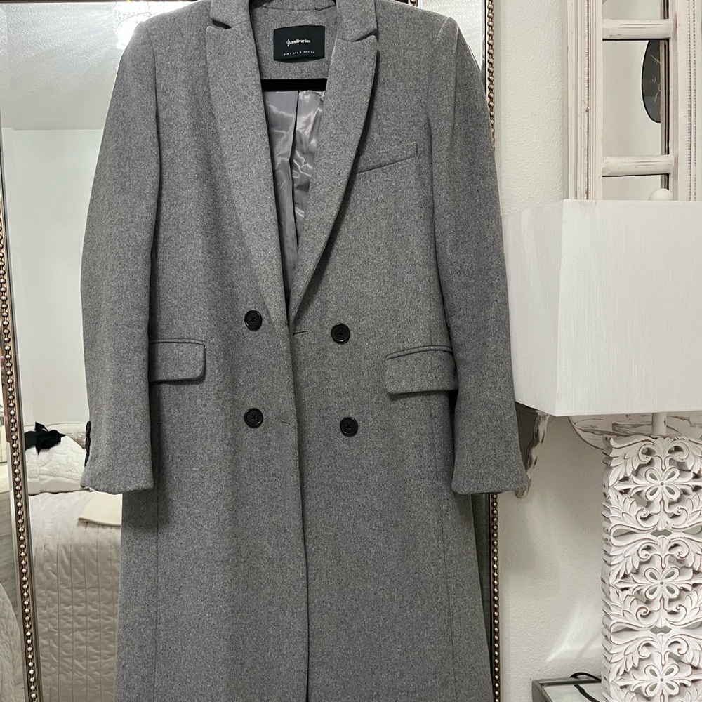 Wool Double Breast Coat